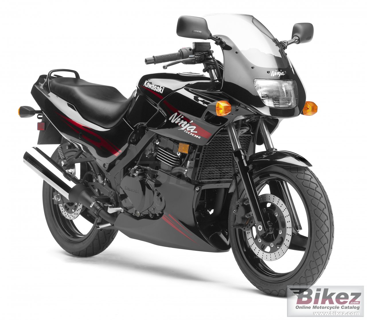 Big Kawasaki ninja 500r picture and wallpaper from Bikez.com